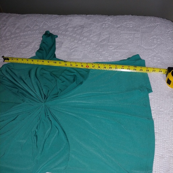 Gorgeous green NY Collection top - Picture 5 of 7